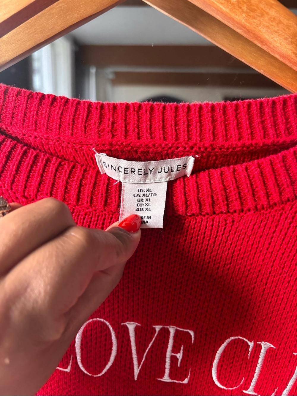 T.Swift inspired | self love club sweater | size xl - Picture 4 of 4